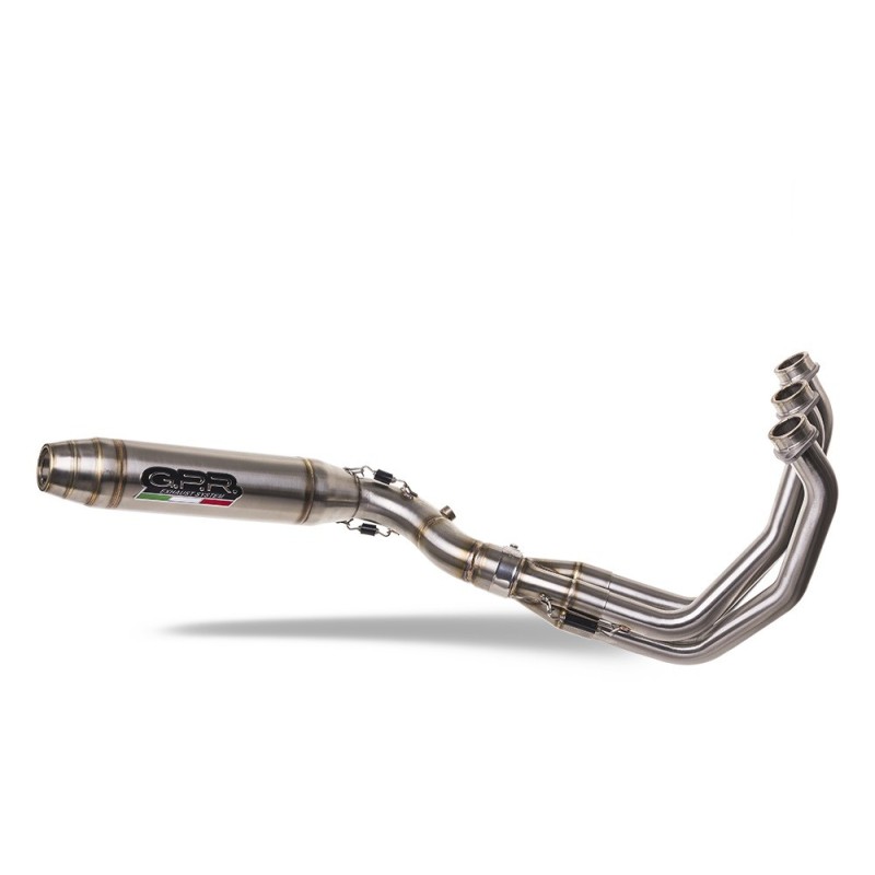 Scarico GPR Deeptone Inox per Triumph Trident 660 dal 2021 al 2024 racing