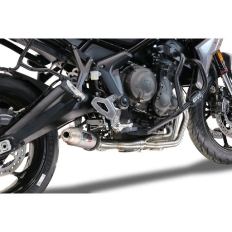 Scarico GPR Deeptone Inox per Triumph Trident 660 dal 2021 al 2024 racing