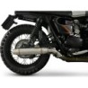 Scarico GPR Deeptone Inox per Triumph BONNEVILLE T100 dal 2001 al 2014 omologato