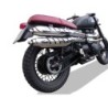 Scarico GPR Deeptone Inox per Triumph Scrambler 900 dal 2006 al 2014 omologato