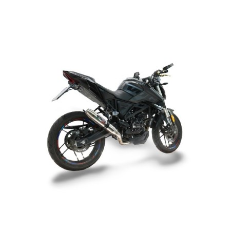 Scarico GPR Deeptone Inox per Voge Brivido R125 dal 2025 al 2026 racing