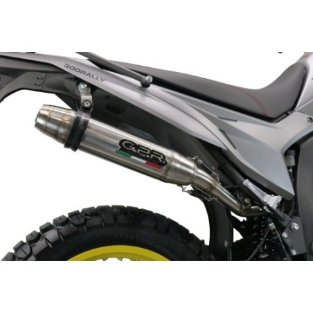 Scarico GPR Deeptone Inox per Voge 300Rally dal 2022 al 2024 omologato