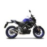Scarico GPR Deeptone Inox per YAMAHA Mt 125 dal 2017 al 2019 racing