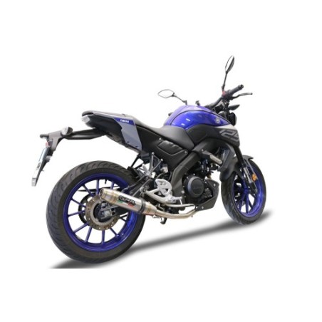 Scarico GPR Deeptone Inox per YAMAHA Mt 125 2020 racing