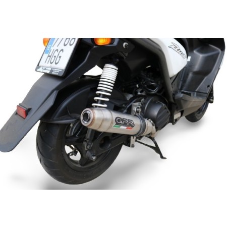 Scarico GPR Deeptone Inox per YAMAHA Zuma 125 dal 2009 al 2015 racing