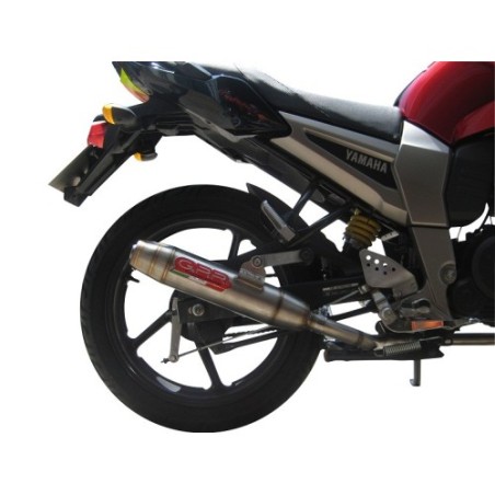 Scarico GPR Deeptone Inox per YAMAHA FZ 16 Byson 160 2010 omologato