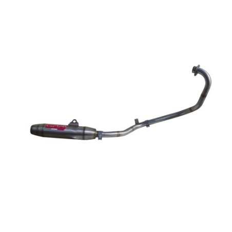 Scarico GPR Deeptone Inox per YAMAHA FZ 16 Byson 160 2010 omologato