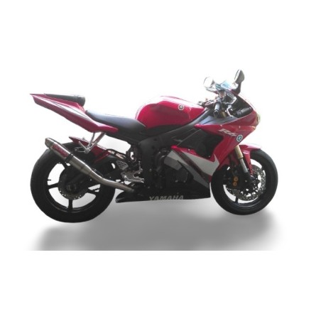 Scarico GPR Deeptone Inox per YAMAHA Yzf R6 dal 2003 al 2005 omologato