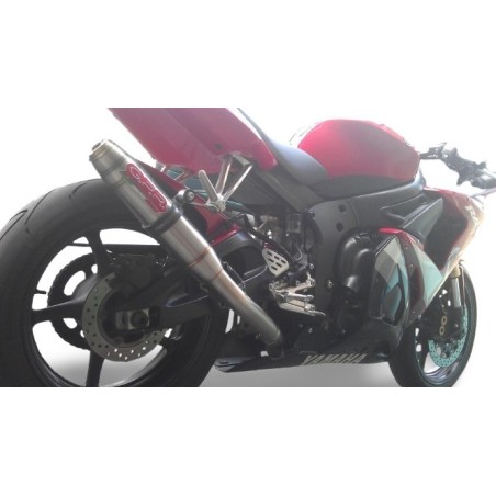 Scarico GPR Deeptone Inox per YAMAHA Yzf R6 dal 2003 al 2005 omologato