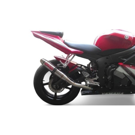 Scarico GPR Deeptone Inox per YAMAHA Yzf R6 dal 2003 al 2005 omologato