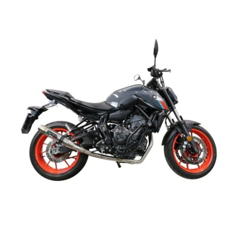 Scarico GPR Deeptone Inox per YAMAHA Mt-07 dal 2014 al 2016 racing