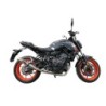 Scarico GPR Deeptone Inox per YAMAHA Mt-07 dal 2014 al 2016 racing
