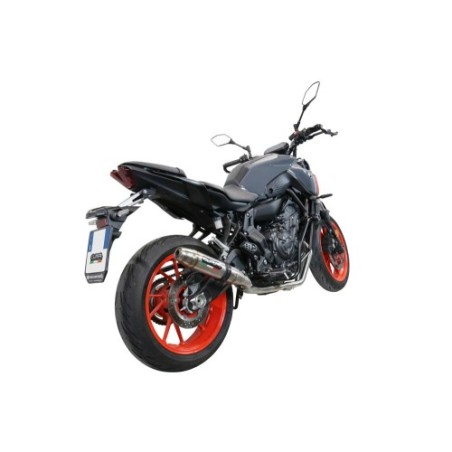 Scarico GPR Deeptone Inox per YAMAHA Mt-07 dal 2014 al 2016 racing