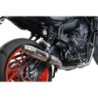 Scarico GPR Deeptone Inox per YAMAHA Mt-07 dal 2014 al 2016 racing