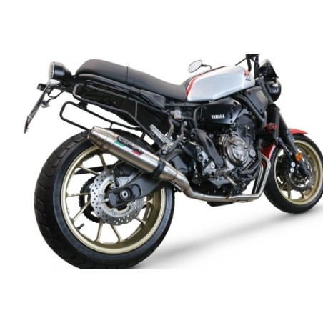 Scarico GPR Deeptone Inox per YAMAHA Xsr 700 dal 2017 al 2020 racing