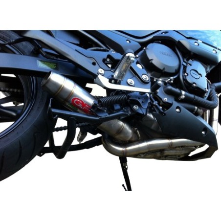 Scarico GPR Deeptone Inox per YAMAHA Xjr 1300 dal 1999 al 2006 omologato