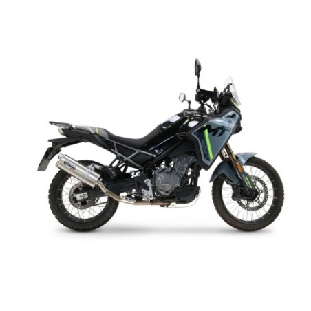 Scarico GPR Dual Inox per Cf Moto 450 MT dal 2024 al 2025 racing