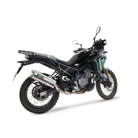 Scarico GPR Dual Inox per Cf Moto 450 MT dal 2024 al 2025 racing