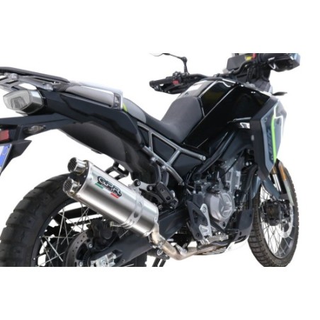 Scarico GPR Dual Inox per Cf Moto 450 MT dal 2024 al 2025 racing