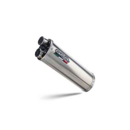 Scarico GPR Dual Inox per Cf Moto 450 MT dal 2024 al 2025 racing