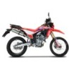 Scarico GPR Dual Inox per Honda Crf 300 L - Rally dal 2021 al 2025 omologato