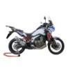 Scarico GPR Dual Inox per Honda Crf 1000 L Africa Twin dal 2018 al 2020 omologato