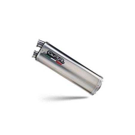 Scarico GPR Dual Inox per Honda Crf 1100 L Africa Twin dal 2020 al 2024 omologato