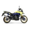 Scarico GPR Dual Inox per SUZUKI V-STROM DL 800 DE - SE dal 2023 al 2025 omologato