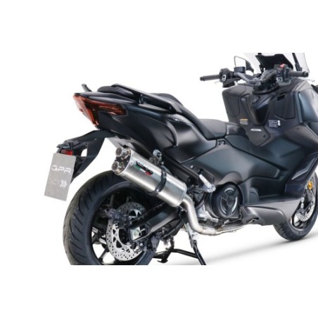 Scarico GPR Dual Inox per YAMAHA T-Max 560 dal 2020 al 2021 omologato