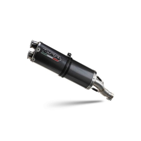 Scarico GPR Dual Poppy per Aprilia Tuareg 660 dal 2021 al 2024 omologato