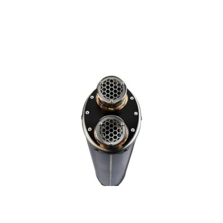 Scarico GPR Dual Poppy per Aprilia Tuareg 660 dal 2021 al 2024 omologato