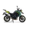 Scarico GPR Dual Poppy per Benelli Trk 702 X dal 2023 al 2024 omologato