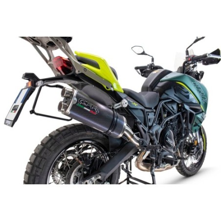 Scarico GPR Dual Poppy per Benelli Trk 702 X dal 2023 al 2024 omologato