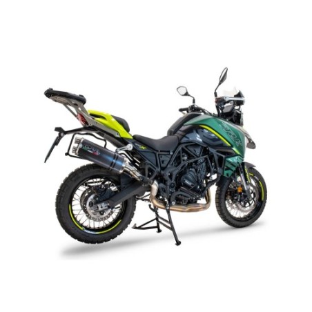 Scarico GPR Dual Poppy per Benelli Trk 702 X dal 2023 al 2024 omologato