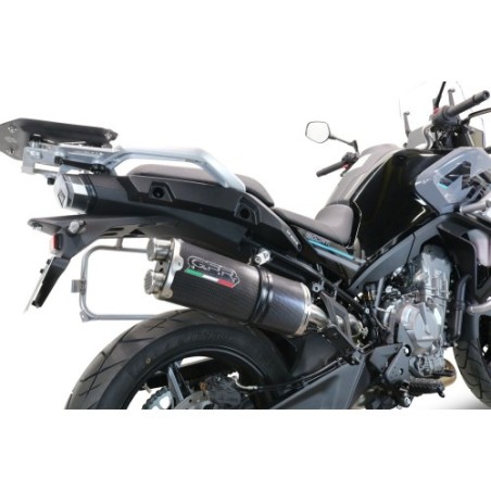 Scarico GPR Dual Poppy per Cf Moto 800 Mt Touring/Explorer dal 2021 al 2024 omologato