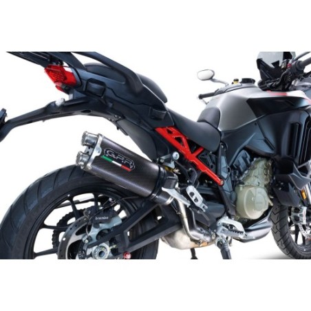 Scarico GPR Dual Poppy per Ducati Multistrada V4 Rally dal 2023 al 2024 omologato