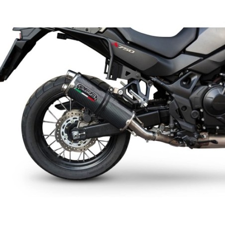 Scarico GPR Dual Poppy per Honda XL750 TRANSALP 750 dal 2023 al 2025 omologato