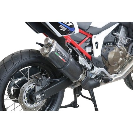 Scarico GPR Dual Poppy per Honda Crf 1100 L Africa Twin dal 2025 al 2026 omologato