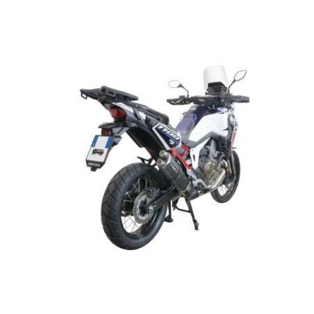 Scarico GPR Dual Poppy per Honda Crf 1100 L Africa Twin Adventure Sport dal 2020 al 2024 omologato
