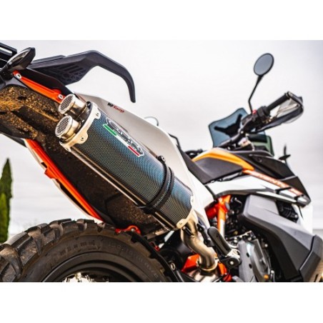 Scarico GPR Dual Poppy per KTM Adventure 890 dal 2025 al 2026 omologato