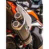 Scarico GPR Dual Poppy per KTM Duke 890 dal 2021 al 2024 omologato