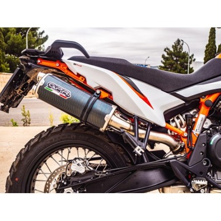 Scarico GPR Dual Poppy per KTM Duke 890 dal 2021 al 2024 omologato