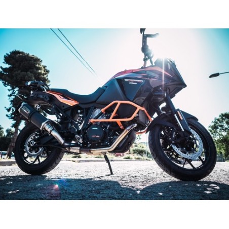Scarico GPR Dual Poppy per KTM LC 8 Super Adventure 1290 - S - R - T dal 2017 al 2020 omologato