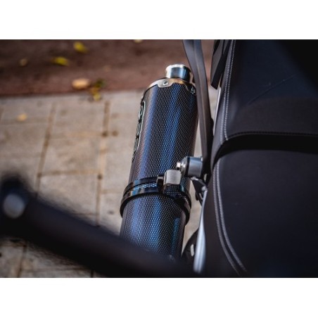 Scarico GPR Dual Poppy per Triumph Tiger 850 dal 2020 al 2024 omologato