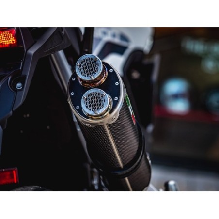 Scarico GPR Dual Poppy per Triumph Tiger 900 dal 2020 al 2023 omologato