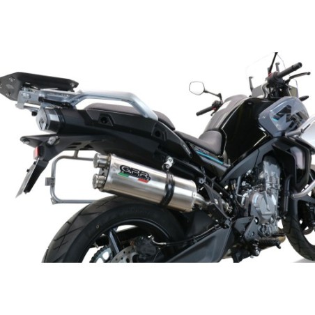Scarico GPR Dual Titanium per Cf Moto 800 Mt Touring/Explorer dal 2021 al 2024 omologato