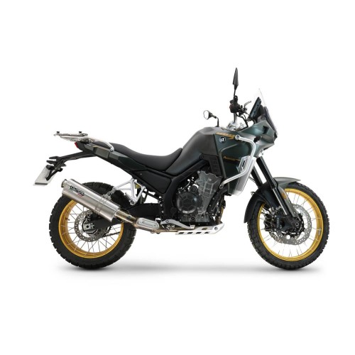 Scarico GPR Dune Triovale Titanio per Kove 800X dal 2024 al 2026 omologato