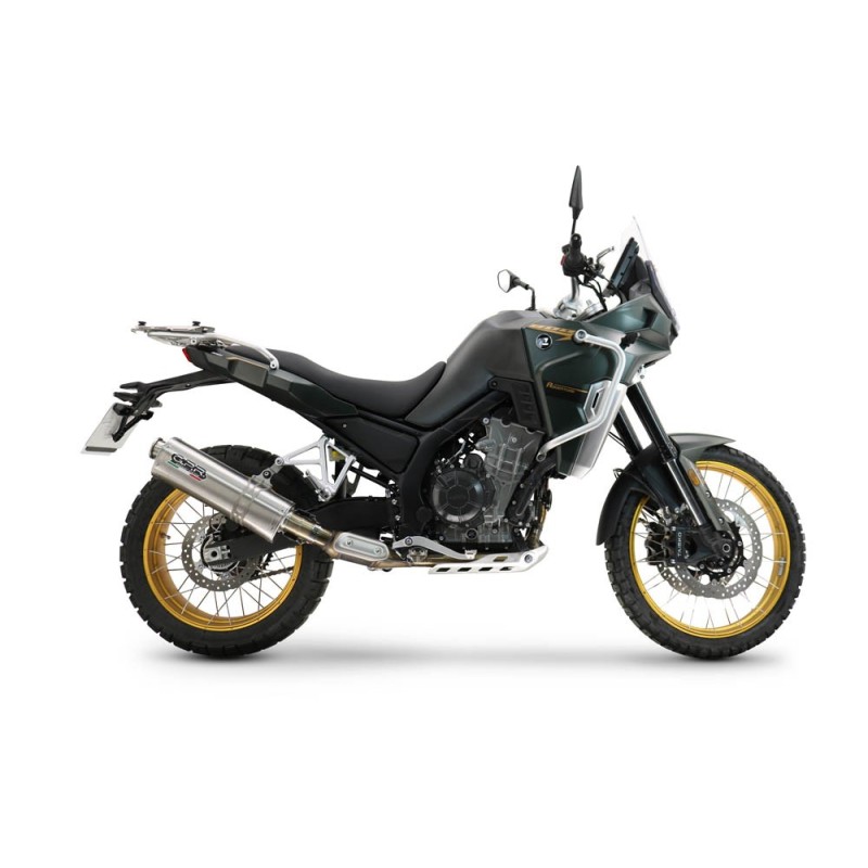 Scarico GPR Dune Triovale Titanio per Kove 800X dal 2024 al 2026 omologato