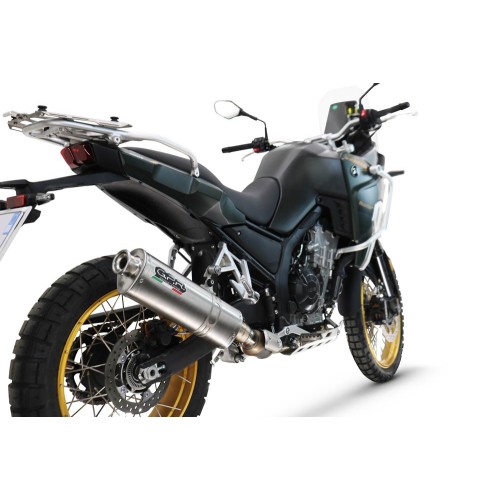 Scarico GPR Dune Triovale Titanio per Kove 800X dal 2024 al 2026 omologato