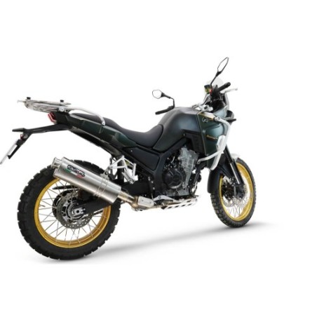 Scarico GPR Dune Triovale Titanio per Kove 800X dal 2024 al 2026 omologato